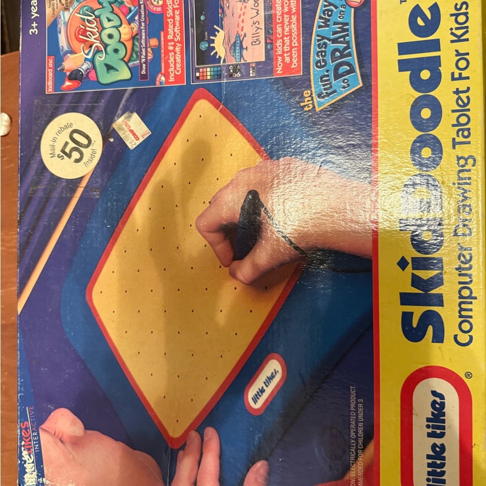 Little Tikes Blue and Red Skidoodle Drawing Tablet